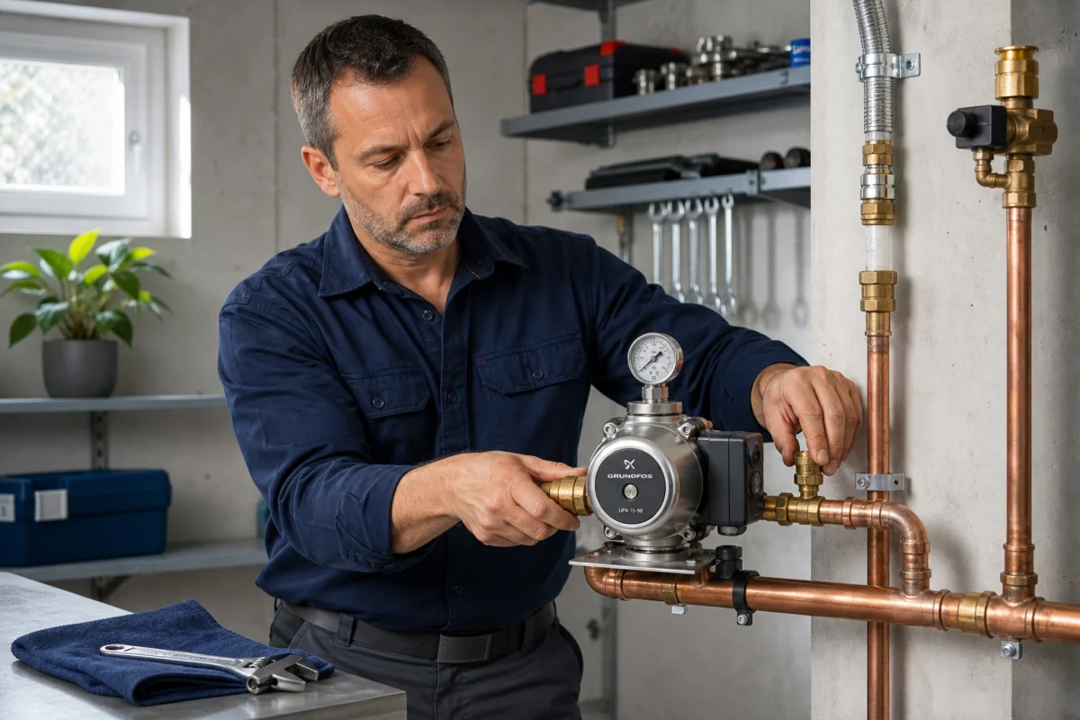baisse de pression eau