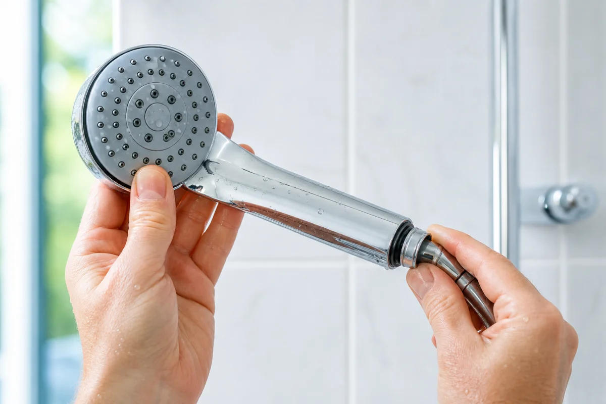 démonter pommeau de douche