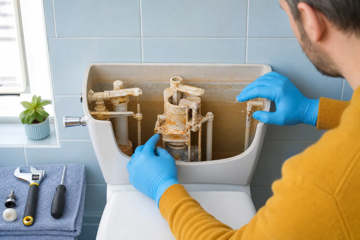 chasse d'eau qui ne se remplit pas vite