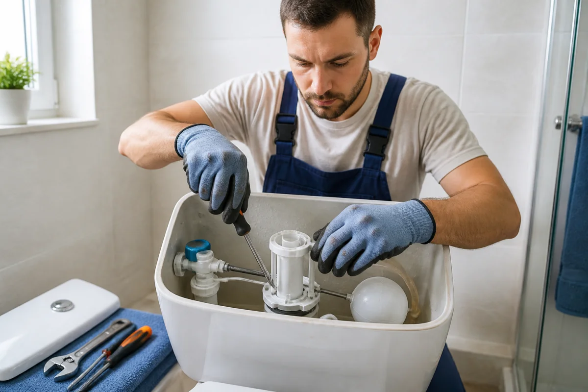 Réparer un réservoir de toilettes efficacement