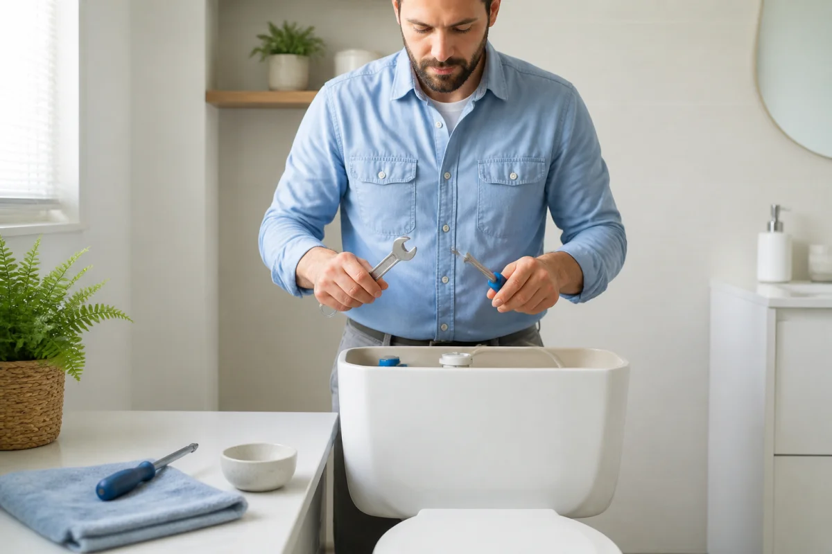Réparer un réservoir de toilettes efficacement
